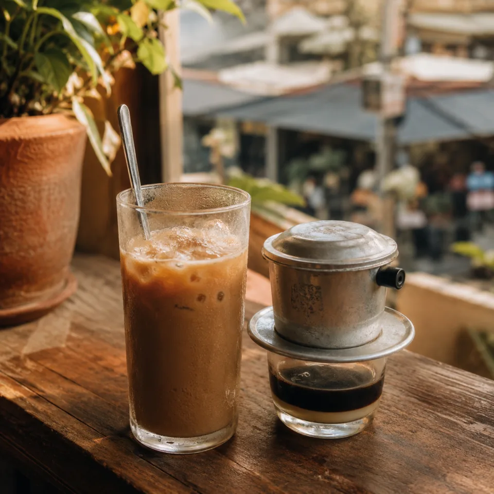 Quầy pha chế của Trang Coffee - Cà Phê Muối